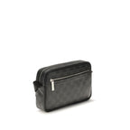 Black Cotton Shoulder Bag