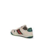 Beige Polyester Athletic Sneakers