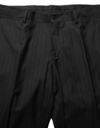 Black Stripes Slim Fit Formal 3 Piece Suit