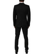 Black MARTINI Slim Fit Formal 3 Piece Suit
