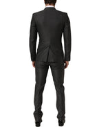 Gray MARTINI Slim Fit Formal 3 Piece Suit