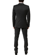 Gray Wool Slim Fit Formal 2 Piece Men Suit
