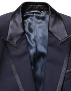 Black Wool Slim Fit Formal 2 Piece Men Suit