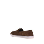 Brown Calf Leather Bos Taurus Slip-On Loafers