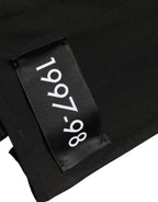 Black Silk Sheer Chiffon Long Maxi Dress