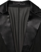 Black Silk Sheer Chiffon Long Maxi Dress