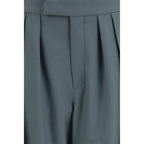 Bicolor Wool Oves Aries Dress Pants