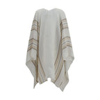 Beige Linen Poncho