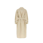 Beige Cotton Coat