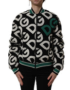 Multicolor Logo Full Zip Bomber Jacket