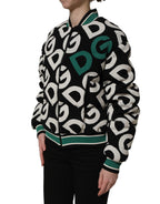 Multicolor Logo Full Zip Bomber Jacket