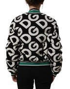 Multicolor Logo Full Zip Bomber Jacket