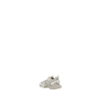 White Polyethylene Athletic Sneakers