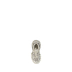White Polyethylene Athletic Sneakers