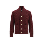 Bordeaux Cashmere Cardigan