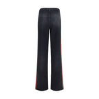 Black Cotton Straight-Leg Jeans
