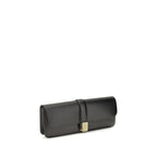 Black Calf Leather Bos Taurus Clutch Bag