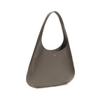 Gray Calf Leather Bos Taurus Handbag