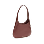 Bordeaux Calf Leather Bos Taurus Shoulder Bag