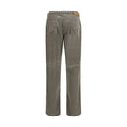 Bicolor Cotton Casual Pants