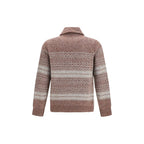 Bordeaux Alpaca Vicugna Pacos Cardigan