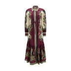 Multicolor Viscose Casual Dress