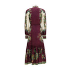 Multicolor Viscose Casual Dress