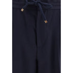 Blue Wool Oves Aries Casual Pants