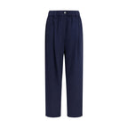Blue Wool Oves Aries Pants