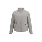 Gray Polyester Shell Jacket
