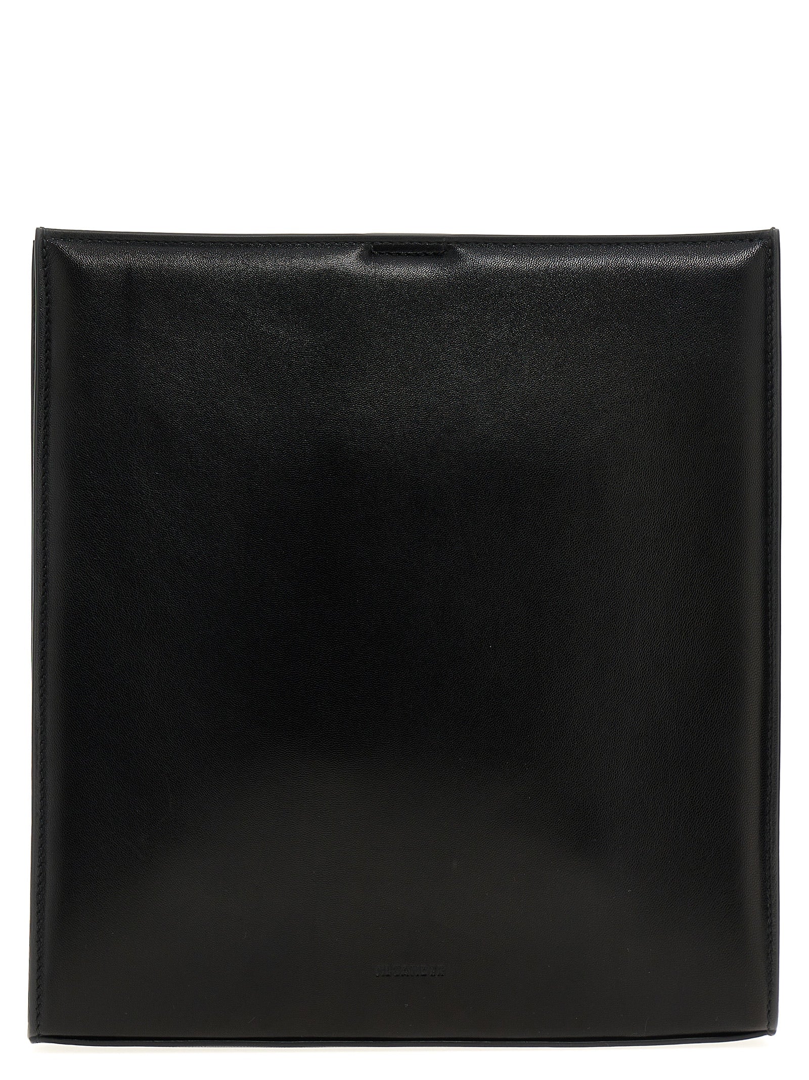 Black Calfskin Crossbody Bag