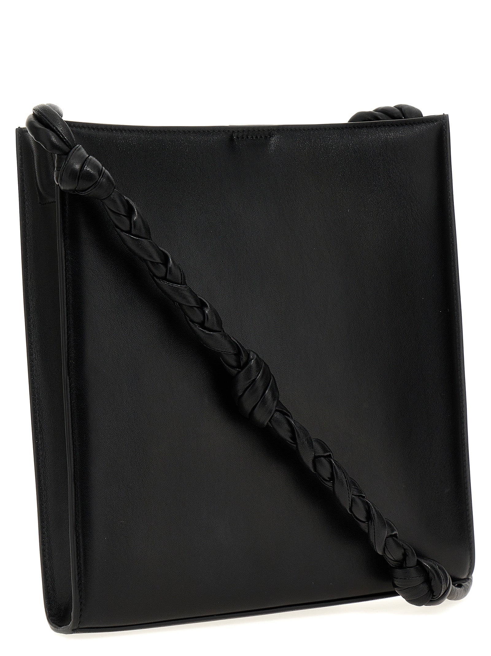 Black Calfskin Crossbody Bag
