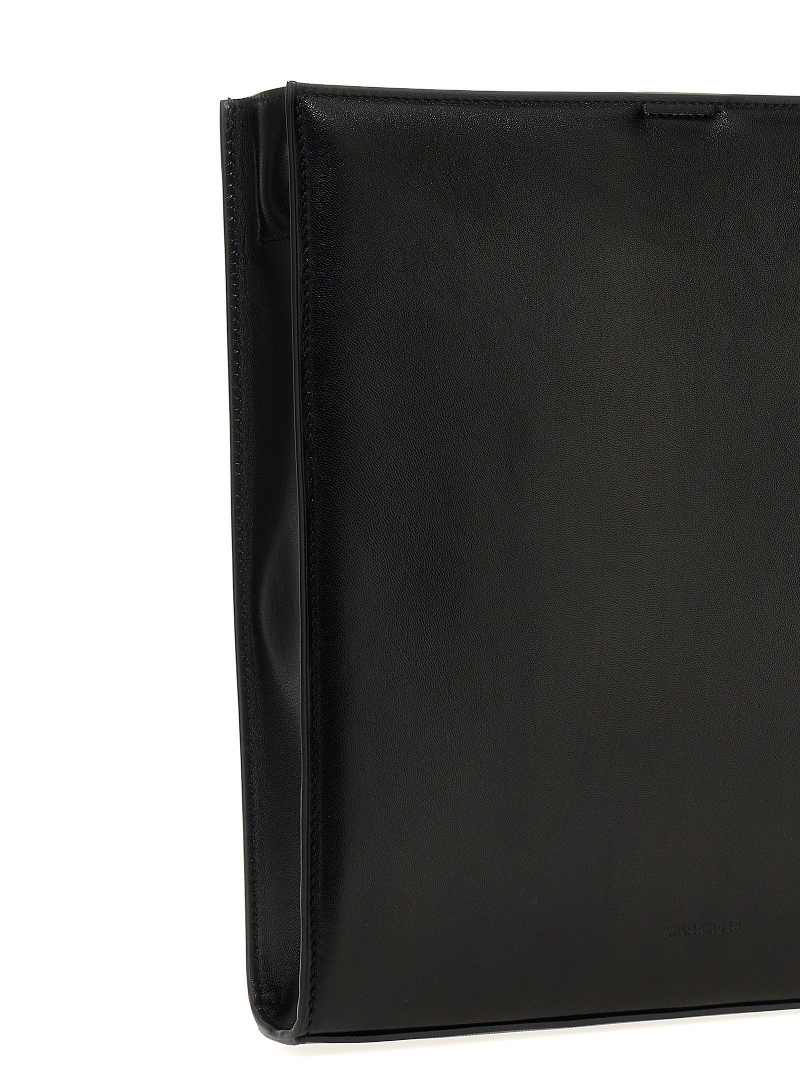 Black Calfskin Crossbody Bag