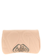 Beige Lamb Leather Crossbody Bag