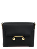 Black Calfskin Shoulder Bag