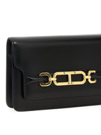 Black Leather Crossbody Bag