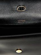 Black Leather Crossbody Bag
