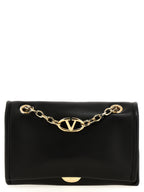 Black Lamb Leather Shoulder Bag