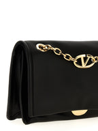 Black Lamb Leather Shoulder Bag