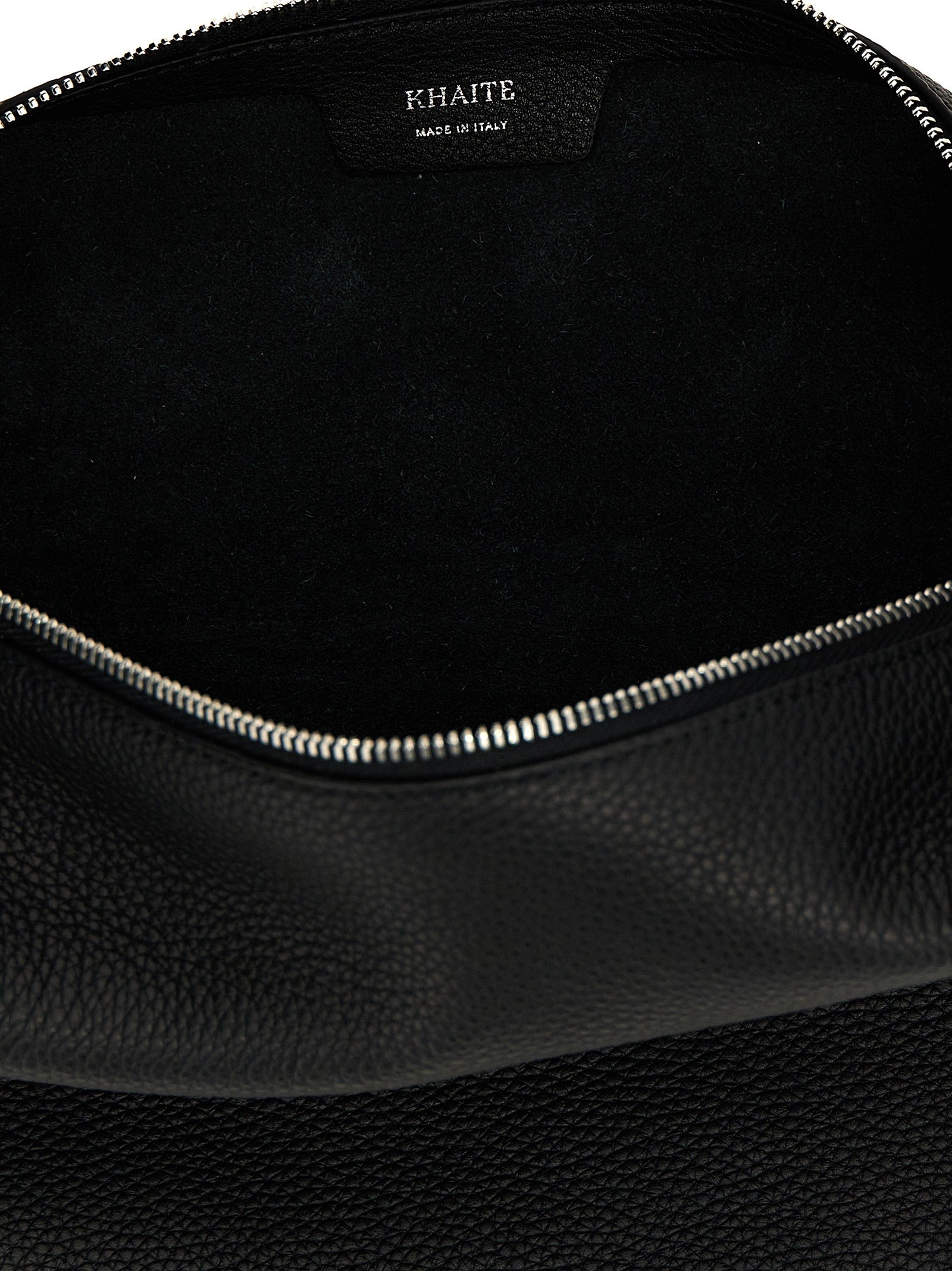Black Calfskin Shoulder Bag