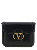 Black Calfskin Crossbody Bag