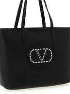 Black Calfskin Tote Bag