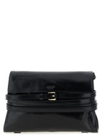 Black Leather Crossbody Bag