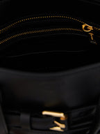 Black Polyester Handbag