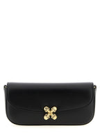 Black Calfskin Crossbody Bag