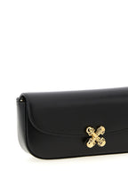 Black Calfskin Crossbody Bag