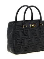 Black Lamb Leather Handbag