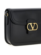 Black Calfskin Shoulder Bag