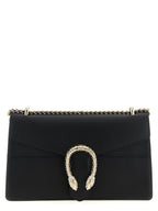 Black Calfskin Shoulder Bag