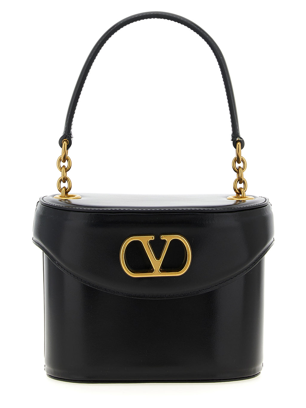 Black Calfskin Crossbody Bag